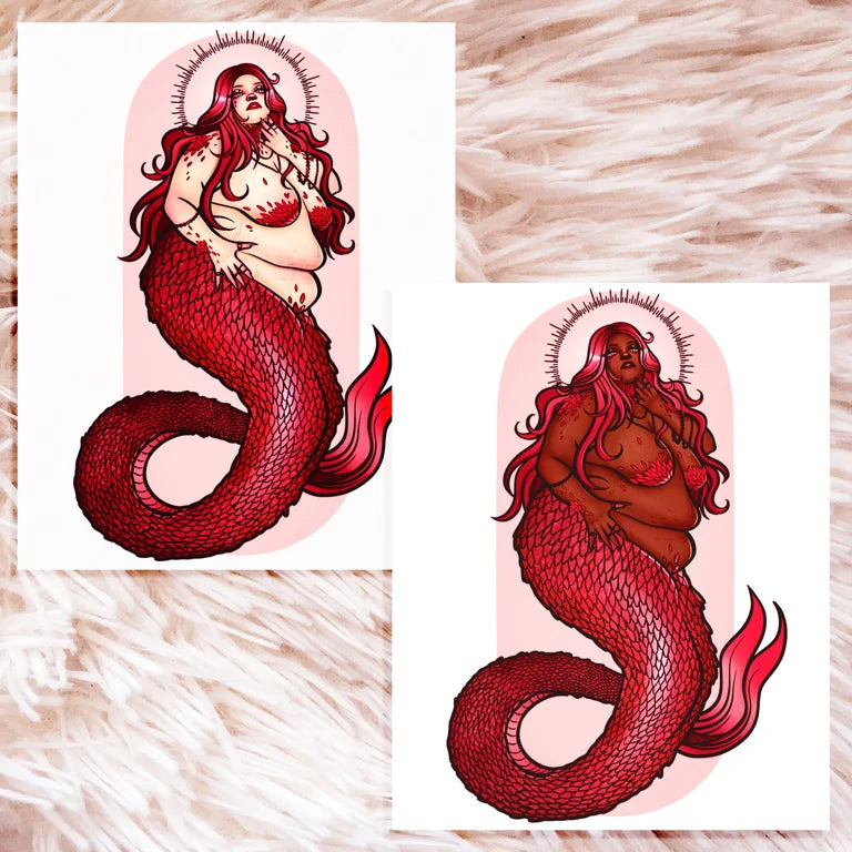 Red Siren Art Print