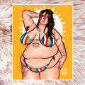 Bikini Body Art Print