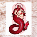 Red Siren Art Print