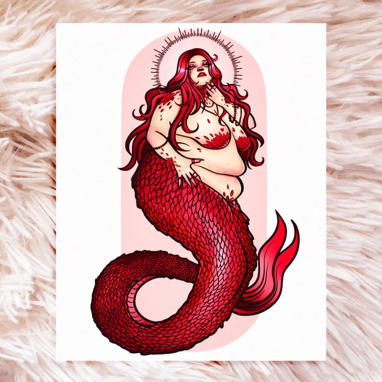 Red Siren Art Print