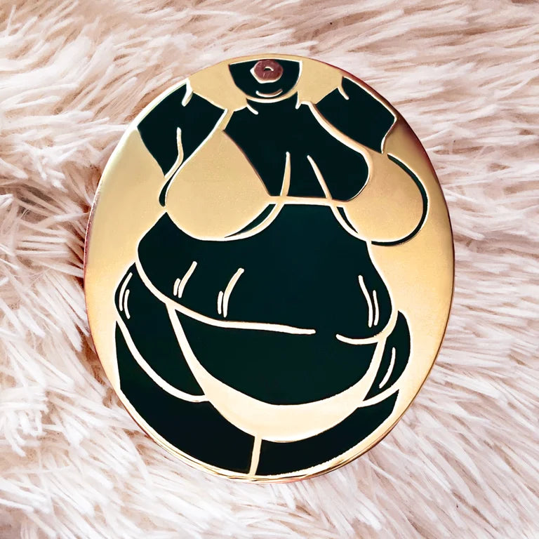 Bikini Body Enamel Pin