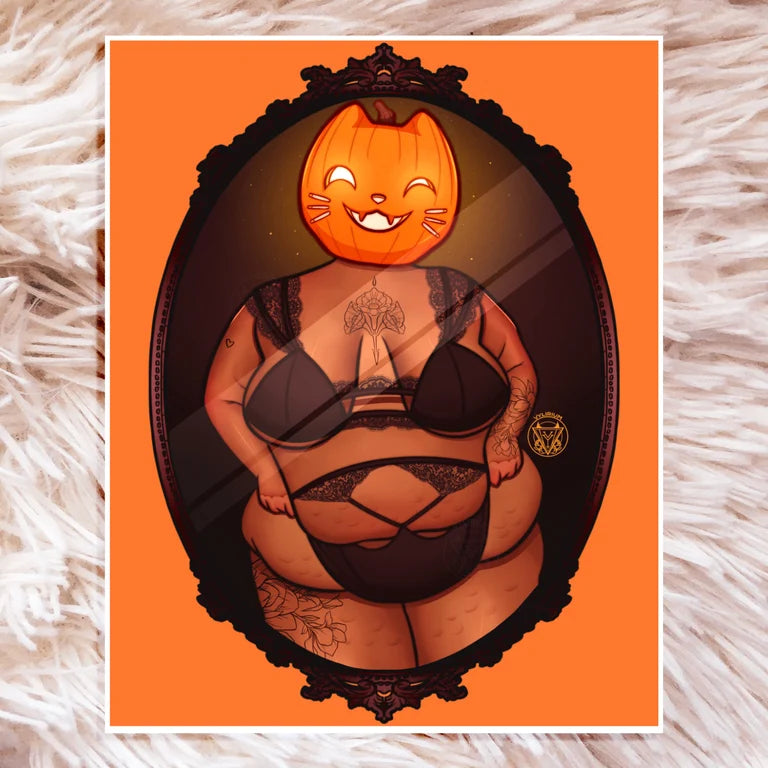 Pumpkin Queen Art Print