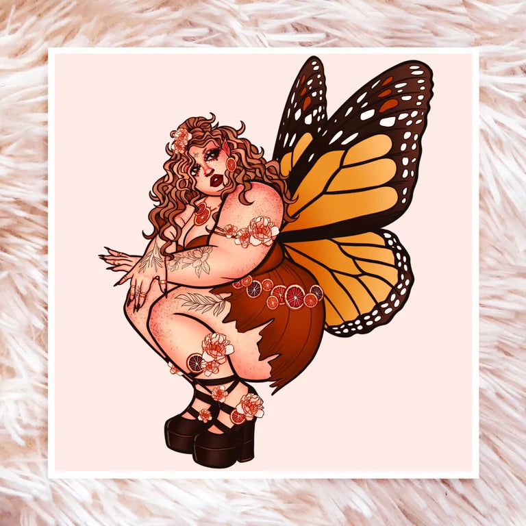 Autumn Fairy Art Print