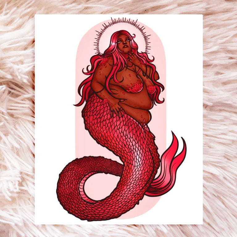 Red Siren Art Print