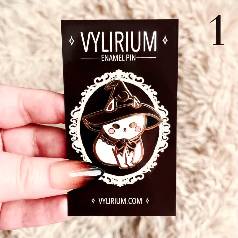 Cat Witches Enamel Pins