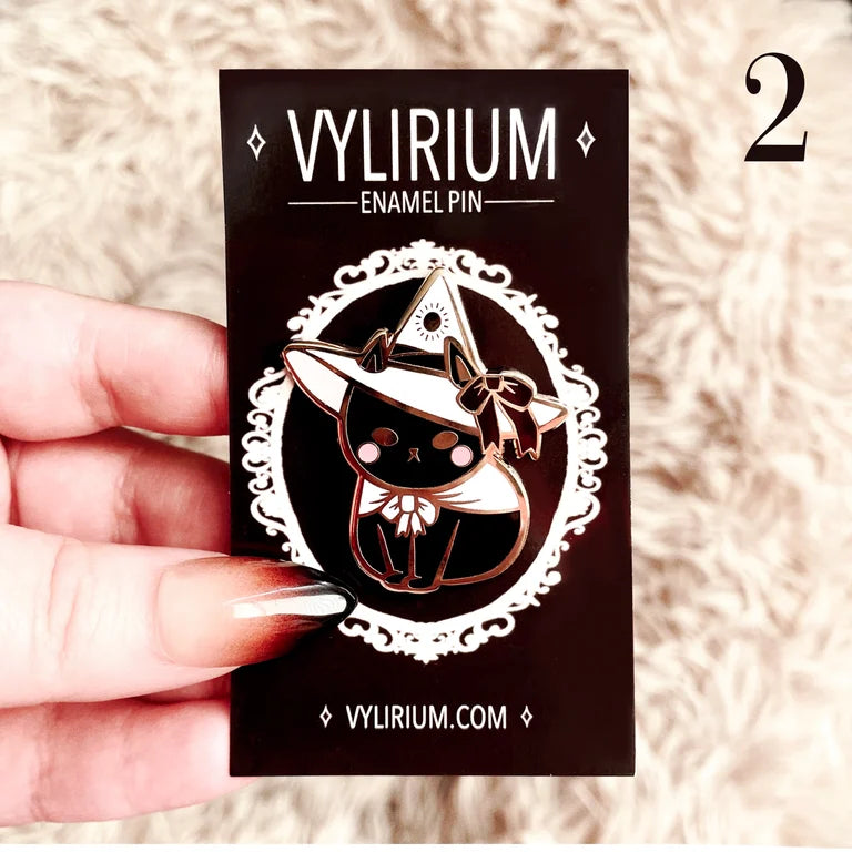 Cat Witches Enamel Pins