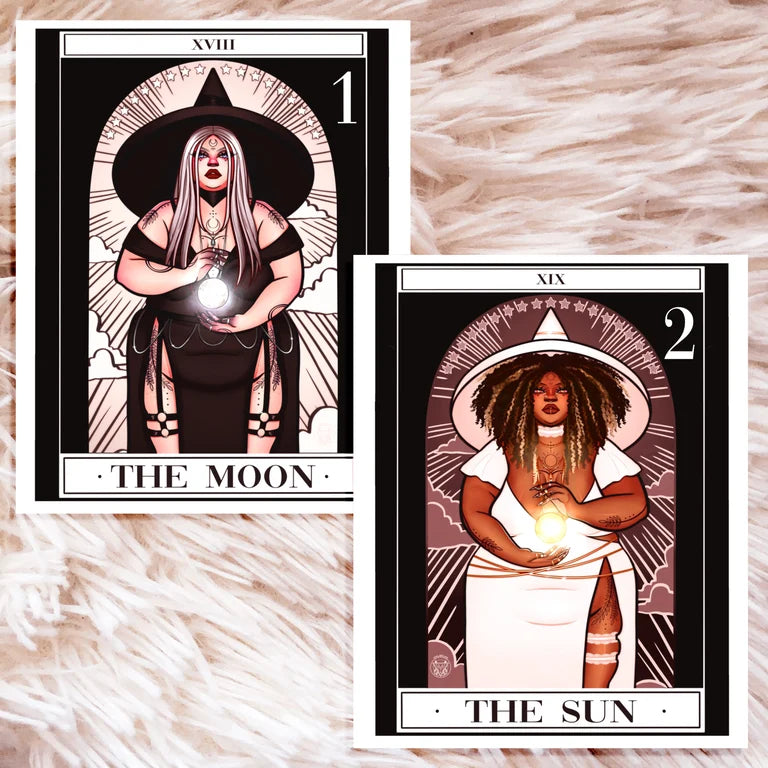 The Moon and The Sun Art Prints