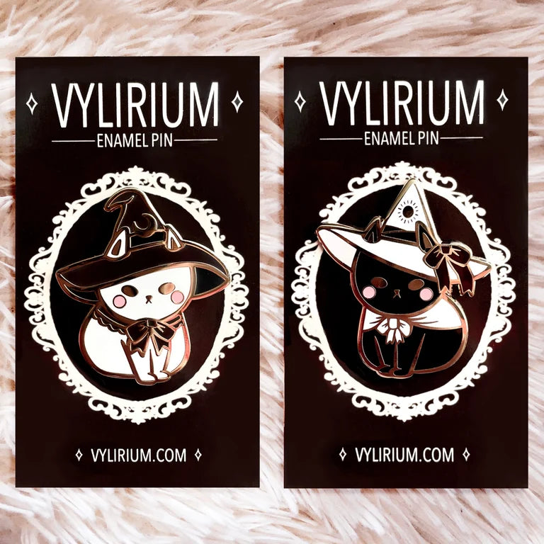 Cat Witches Enamel Pins