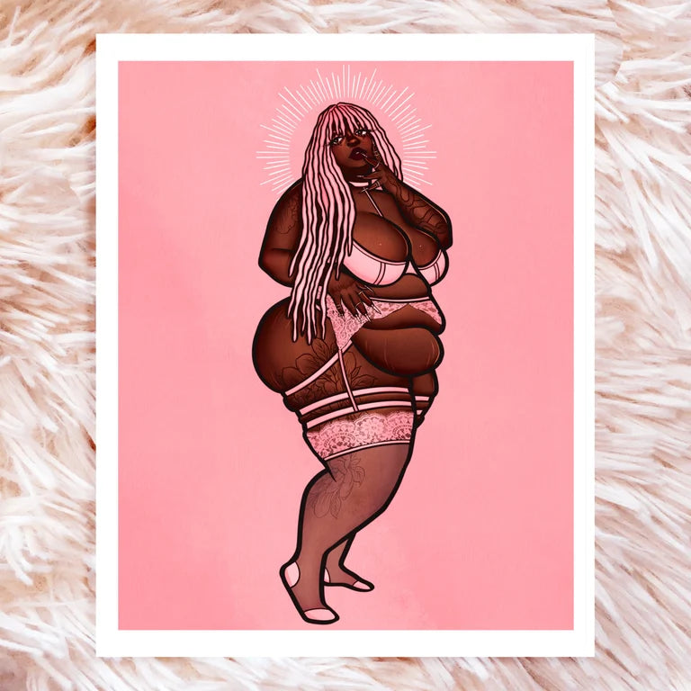 Fat Babe Art Prints