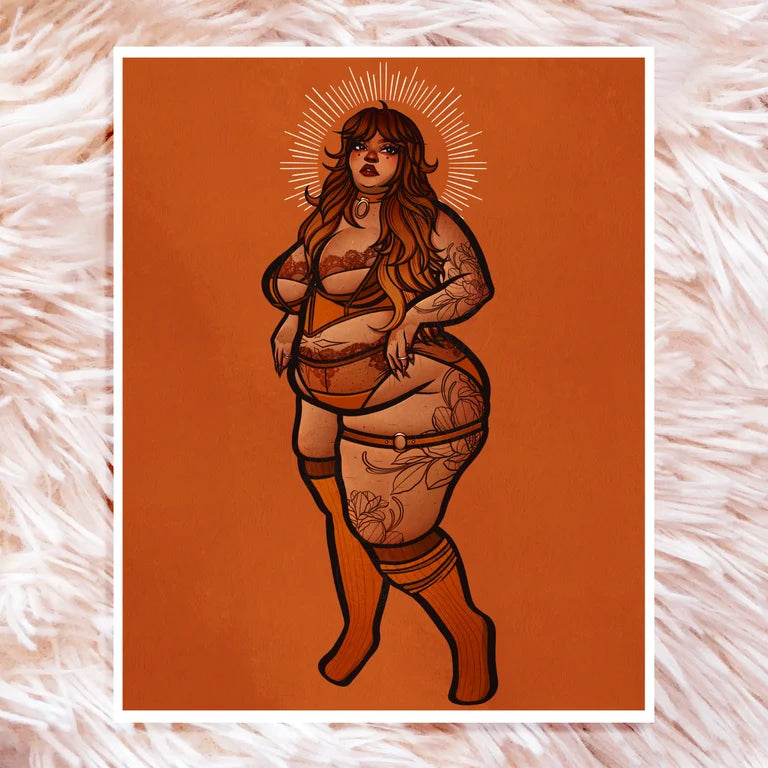 Fat Babe Art Prints