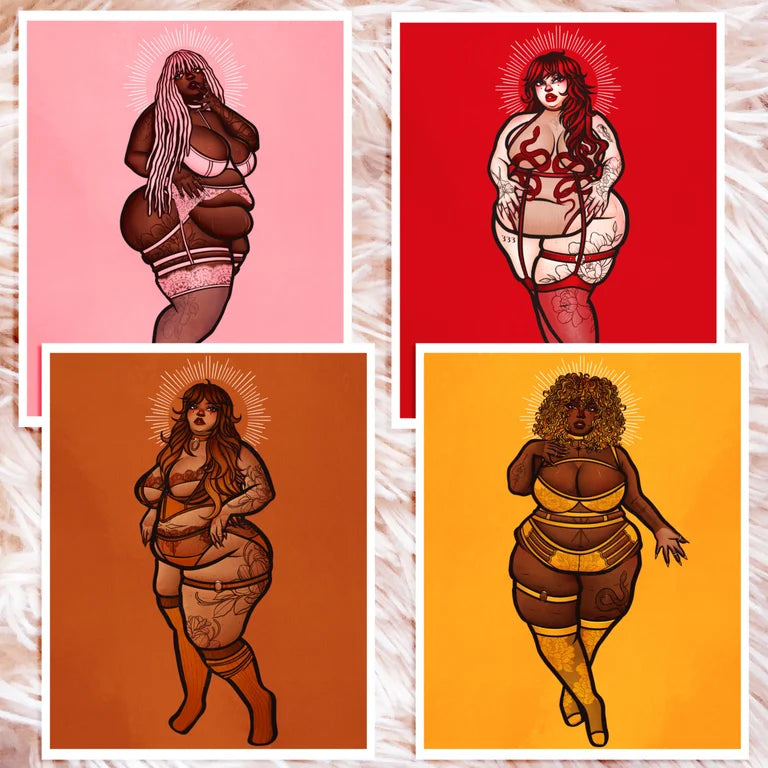 Fat Babe Art Prints