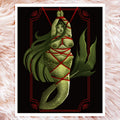 Shibari Mermaid Art Prints