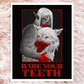 Bare Your Teeth Art Print