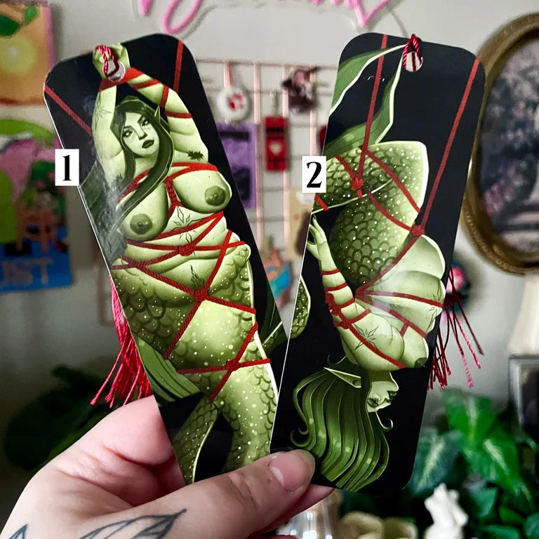 Shibari Mermaid Bookmarks