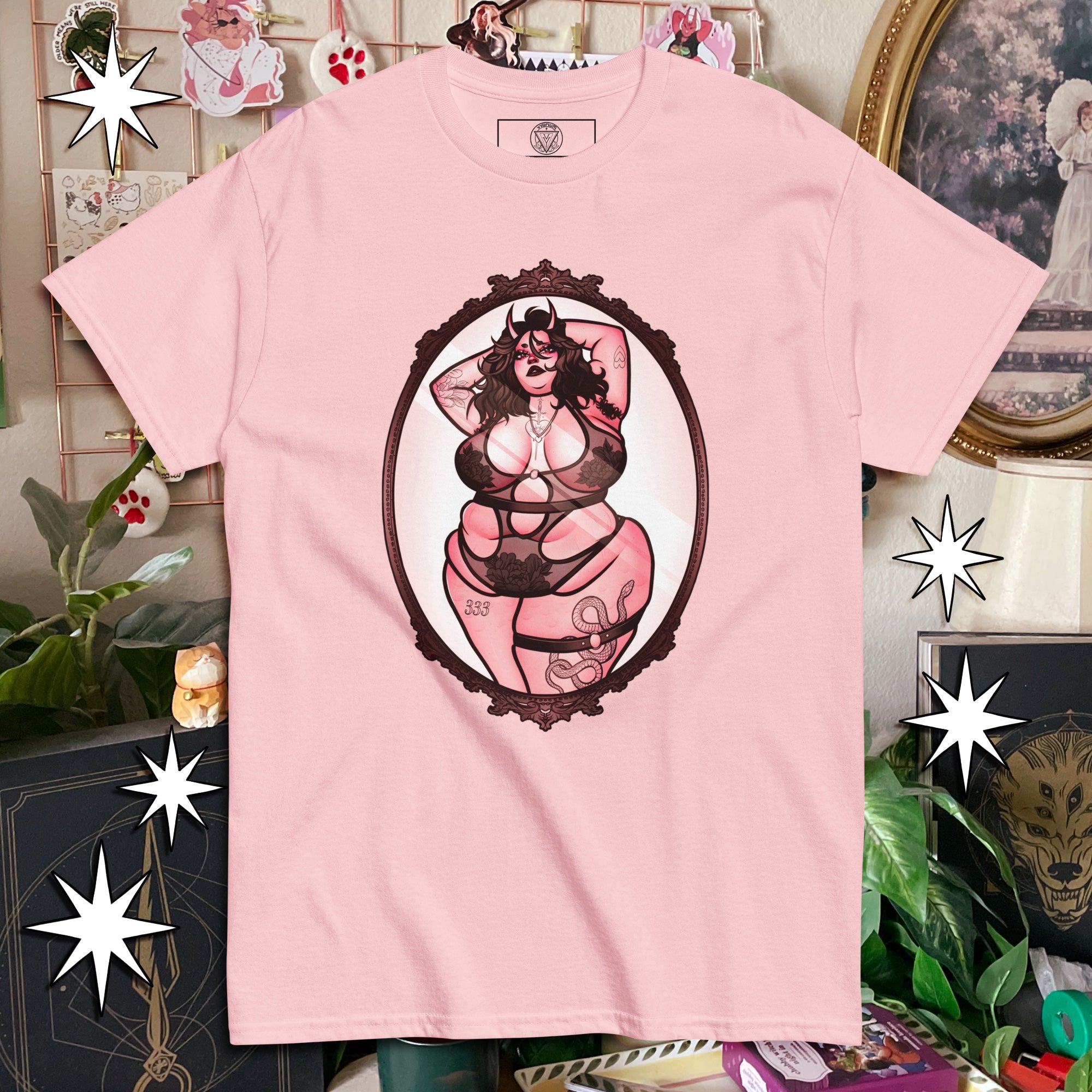 Pink Demon Girl Tee