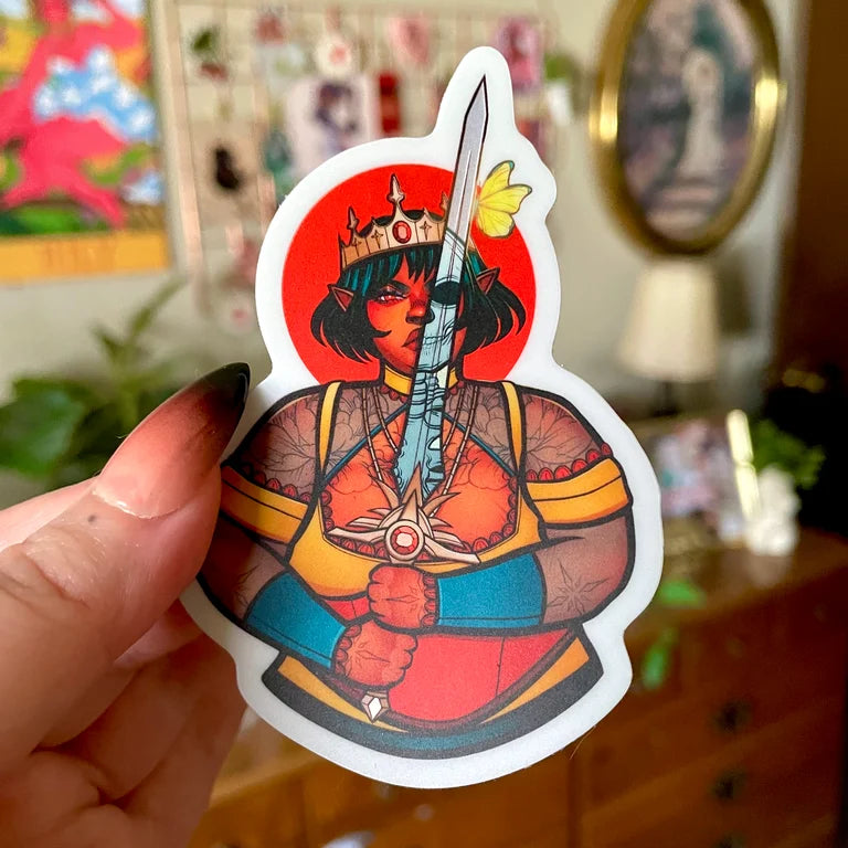 Sword Girlie II Sticker