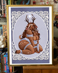 Doe-Eyed Large Art Print