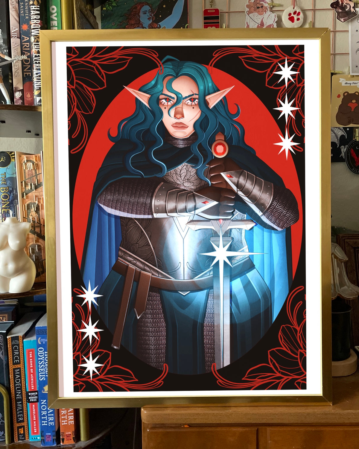 Star Knight Large Art Print