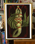 Shibari Mermaid Large Art Print