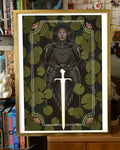 Drowned Protector Large Art Print