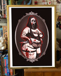 Horror Movie Killer Large Art Print