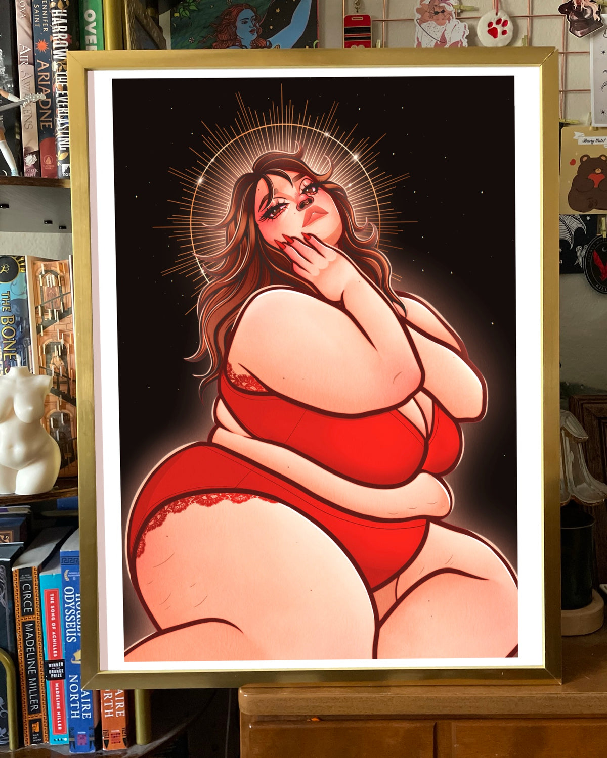 Divine Vanity Large Art Print