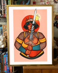 Sword Girly II Large Art Print