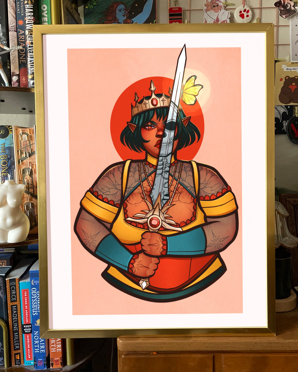 Sword Girly II Large Art Print