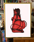 Demon Girl III Large Art Print