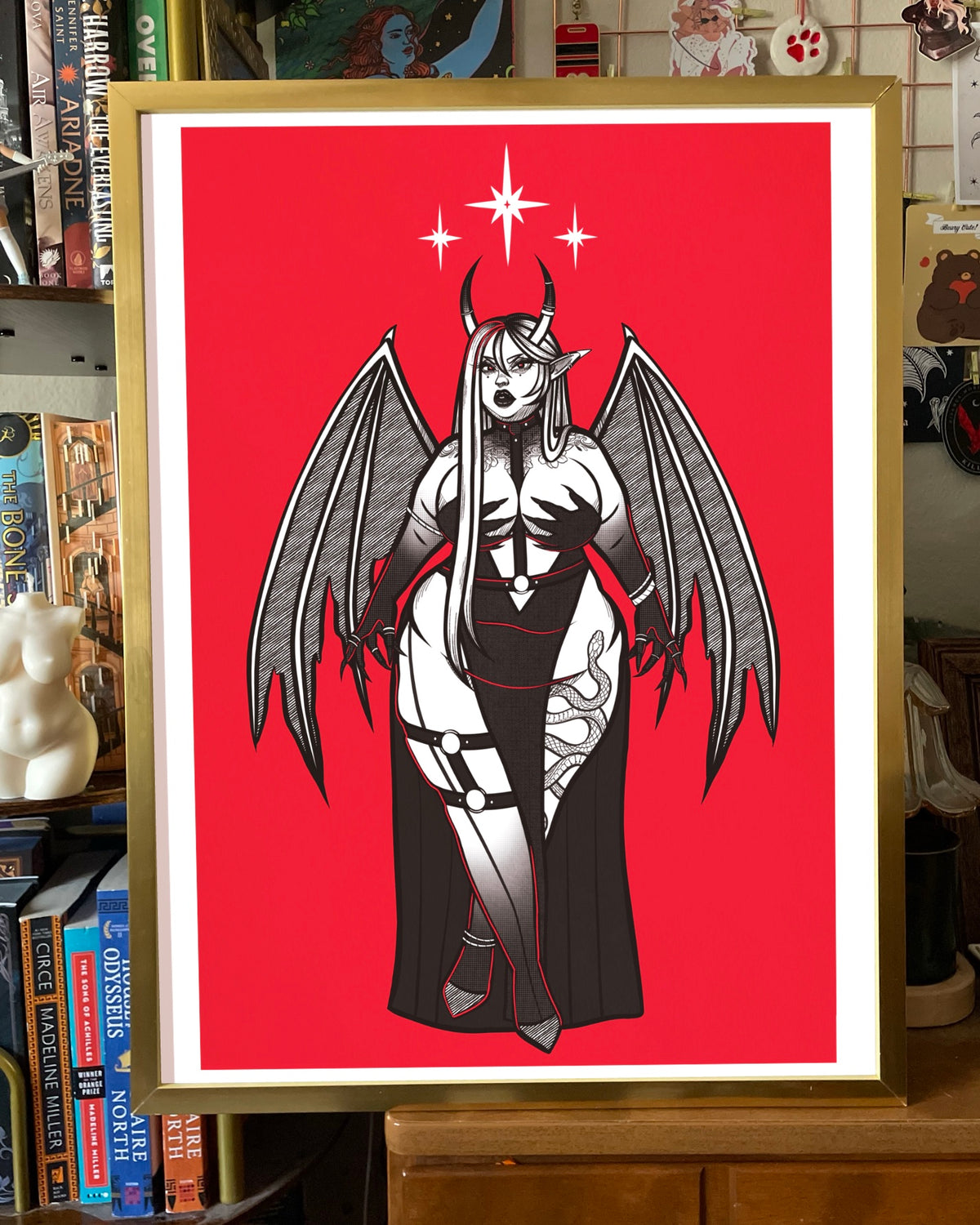 Demon Queen II Large Art Print