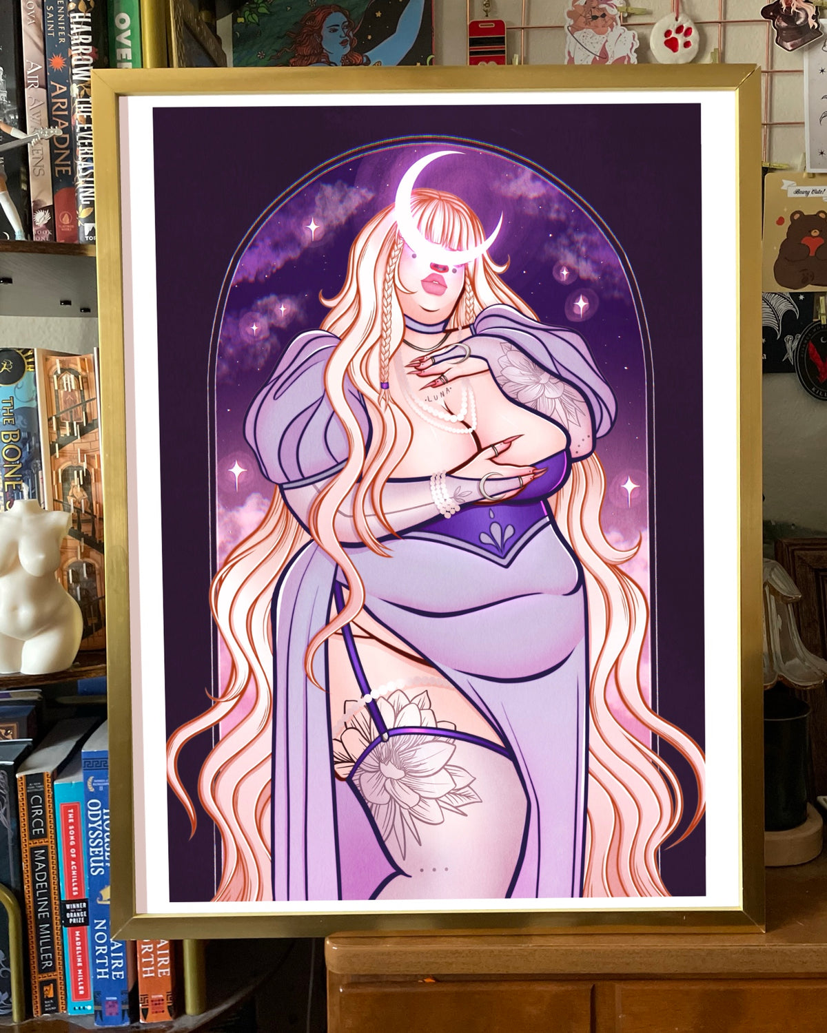 Moon Goddess Large Art Print