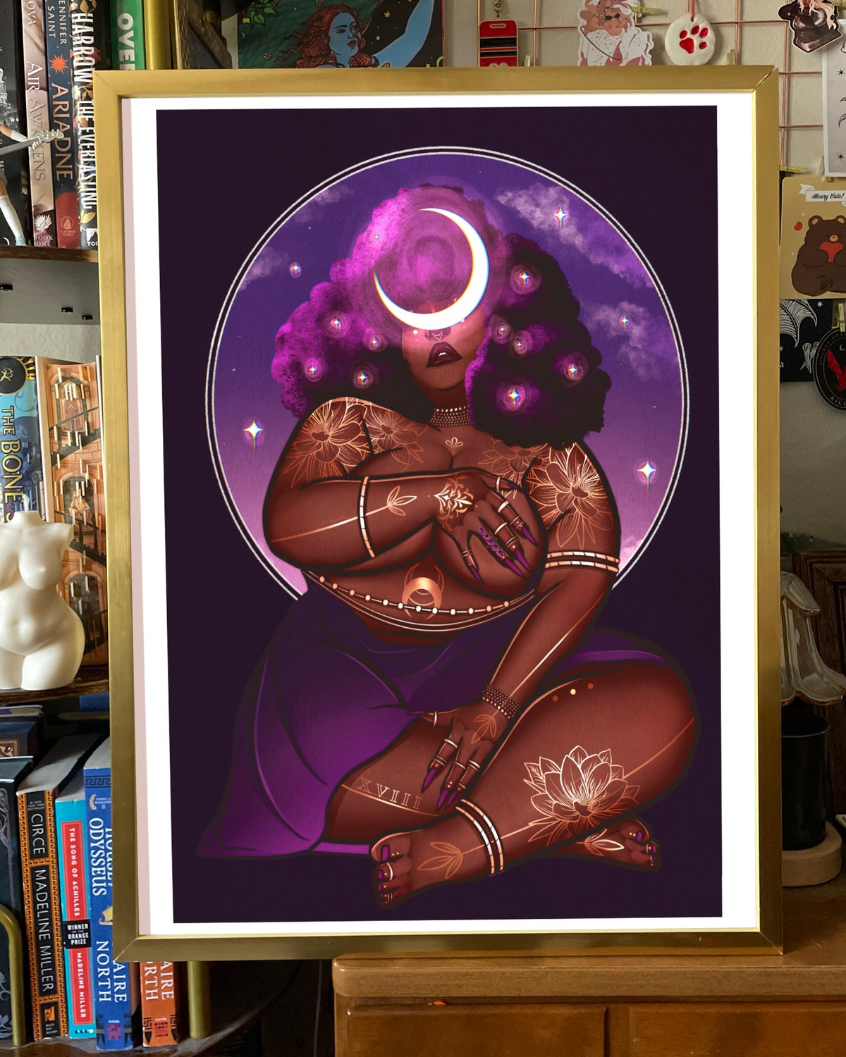 Moon Goddess II Large Art Print