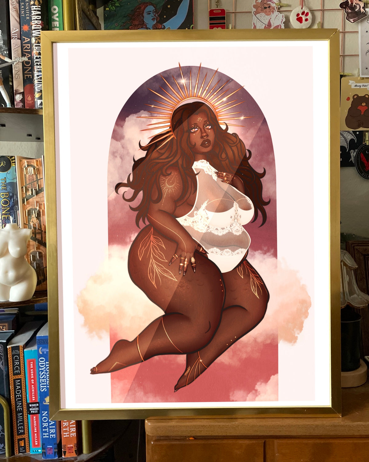 Thunder Thighs Large Art Print