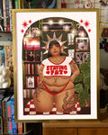 Staying Fat Large Art Print
