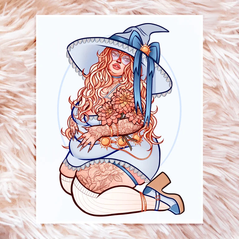 Summer Witch Art Print