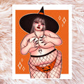 Halloween Witch Art Print