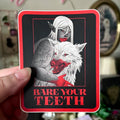Bare Your Teeth Sticker