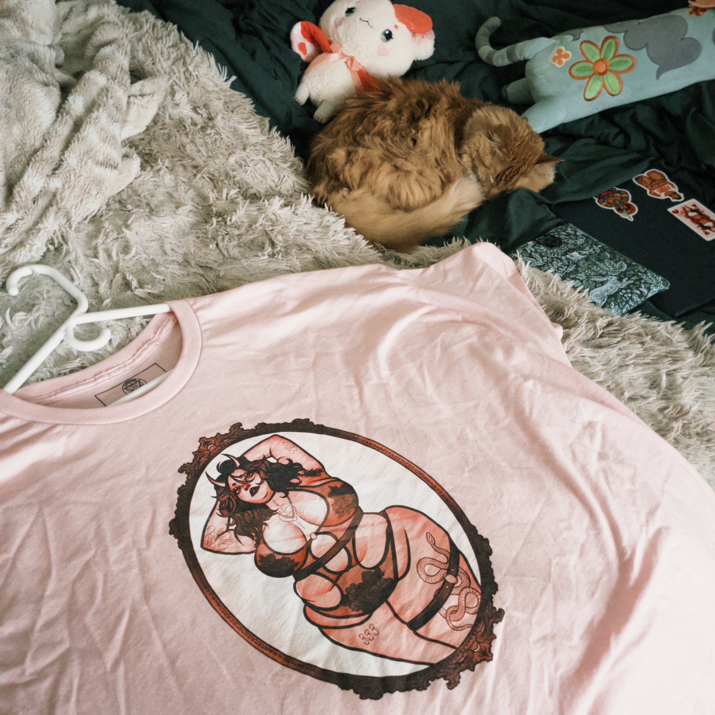Pink Demon Girl Tee