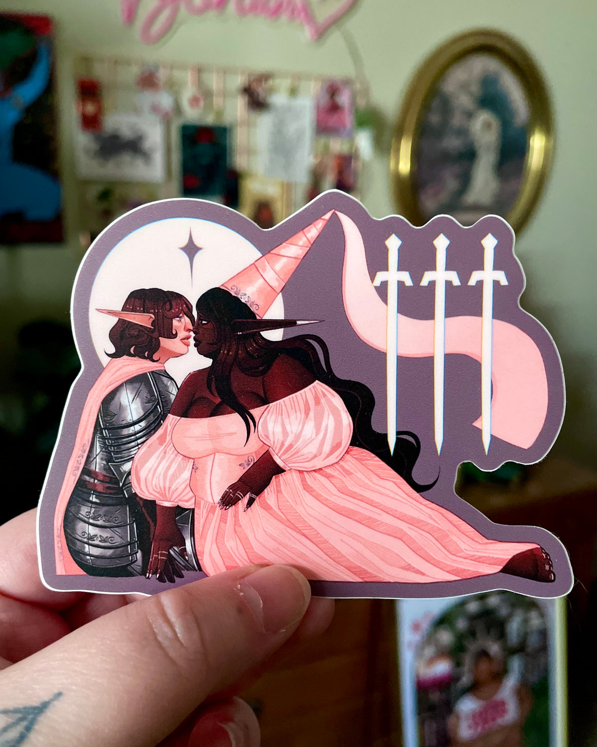 The Princess and Her Knight Sticker