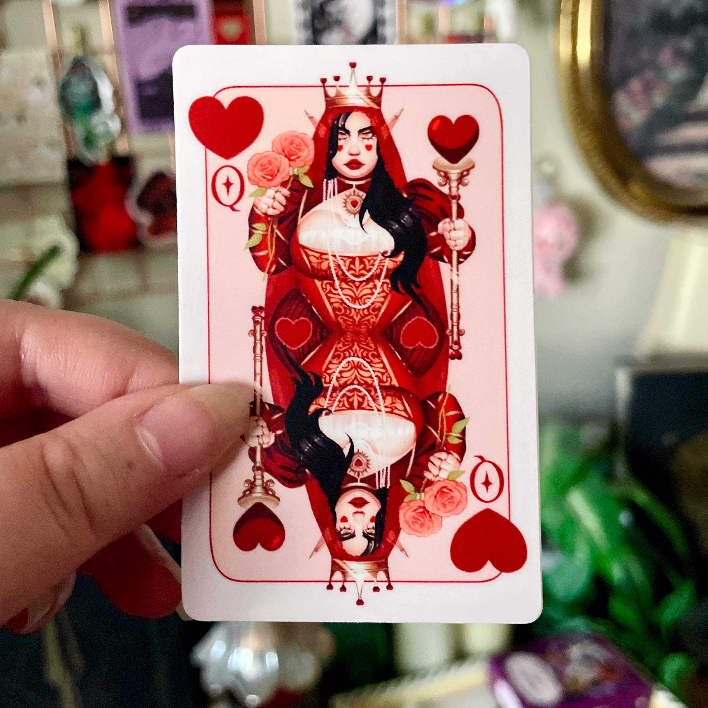 Queen of Hearts Sticker