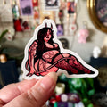 Pink Demon Girl Stickers